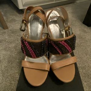 Pelle Moda Platform Heel